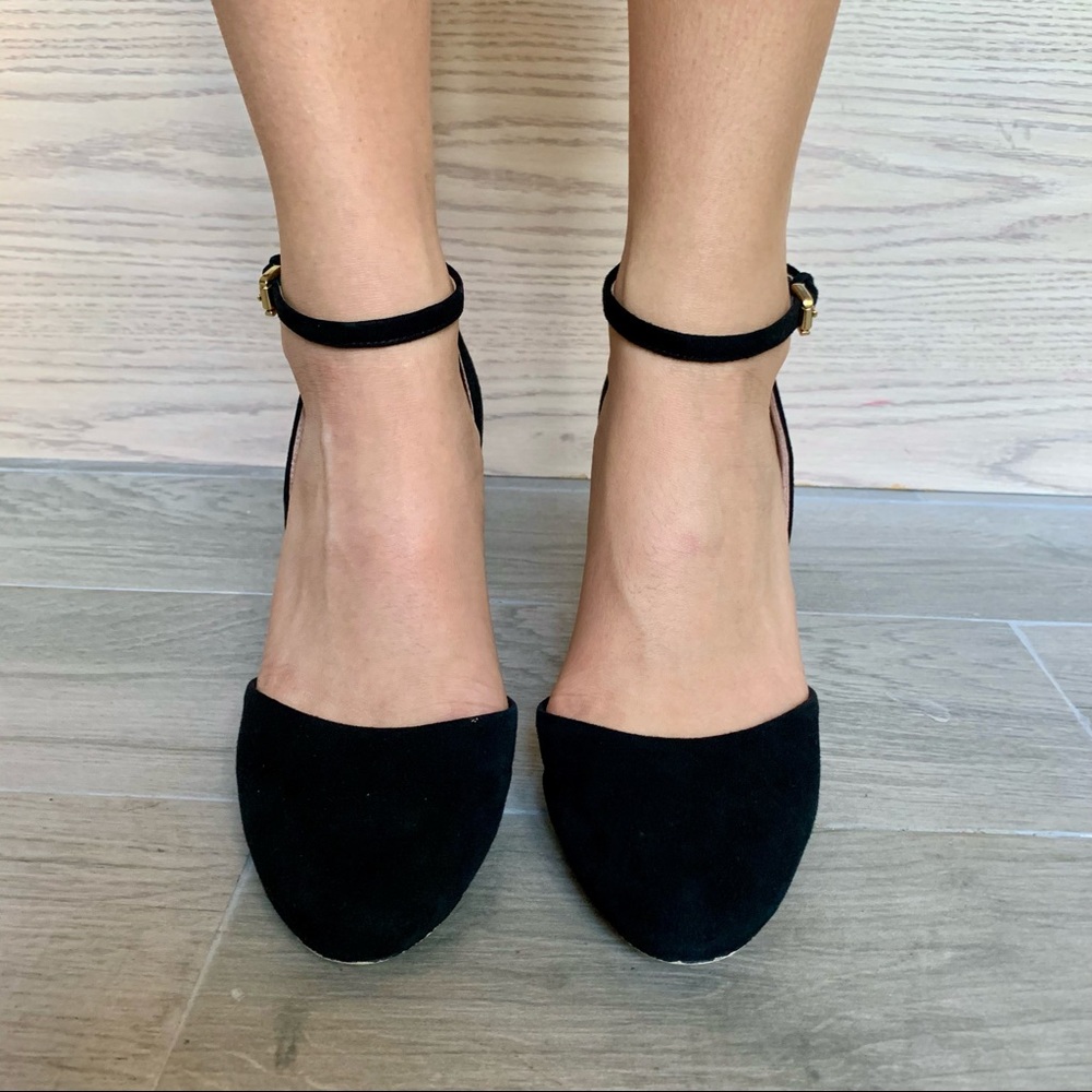 Michael Kors Georgina ankle strap suede heels - Picture 3 of 13